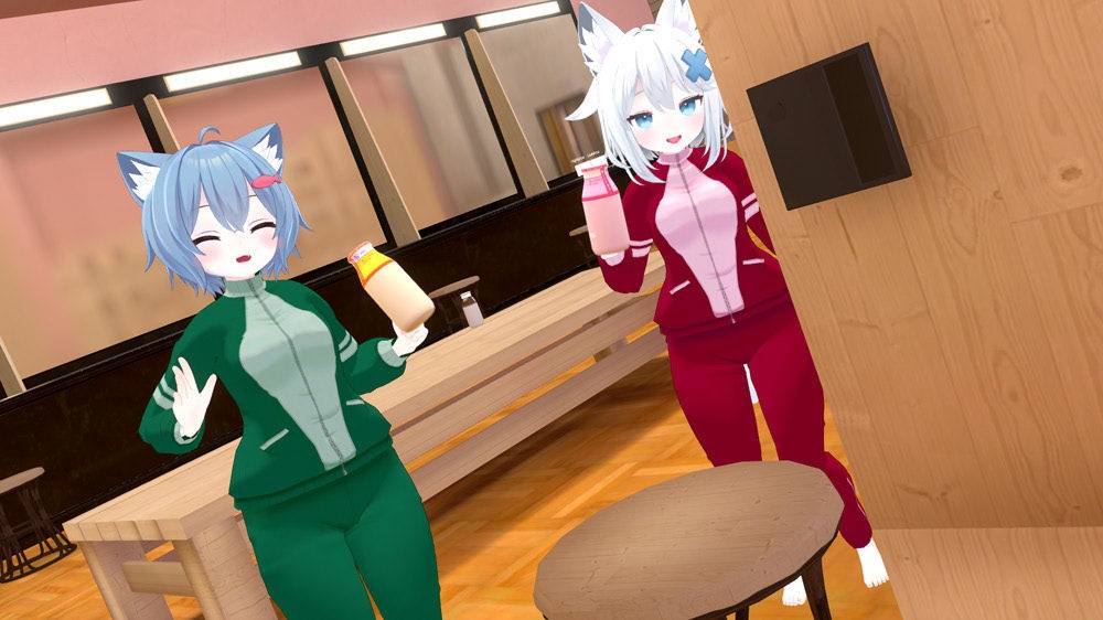 【ラスク&ミントちゃん用】6色ジャージ【VRC】