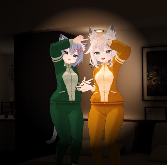 【ラスク&ミントちゃん用】6色ジャージ【VRC】