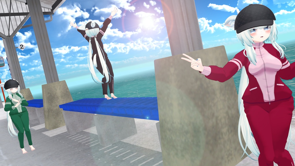 【梅雨ちゃん用】6色ジャージ【VRC】