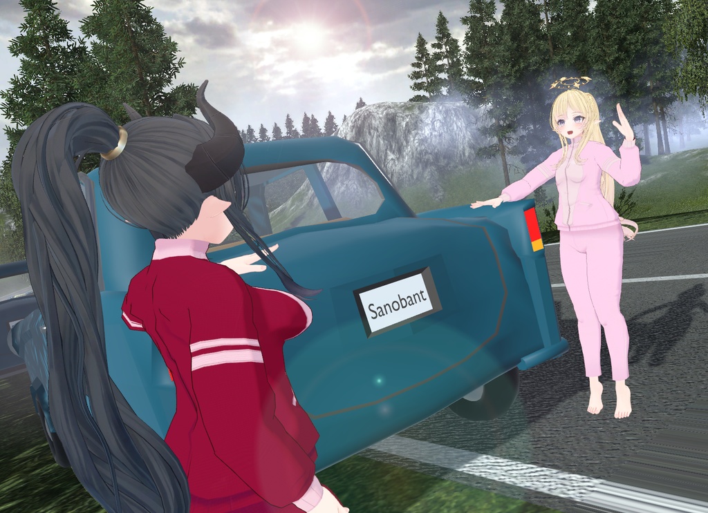 【ルキフェルちゃん用】6色ジャージ【VRC #MARUBODY】