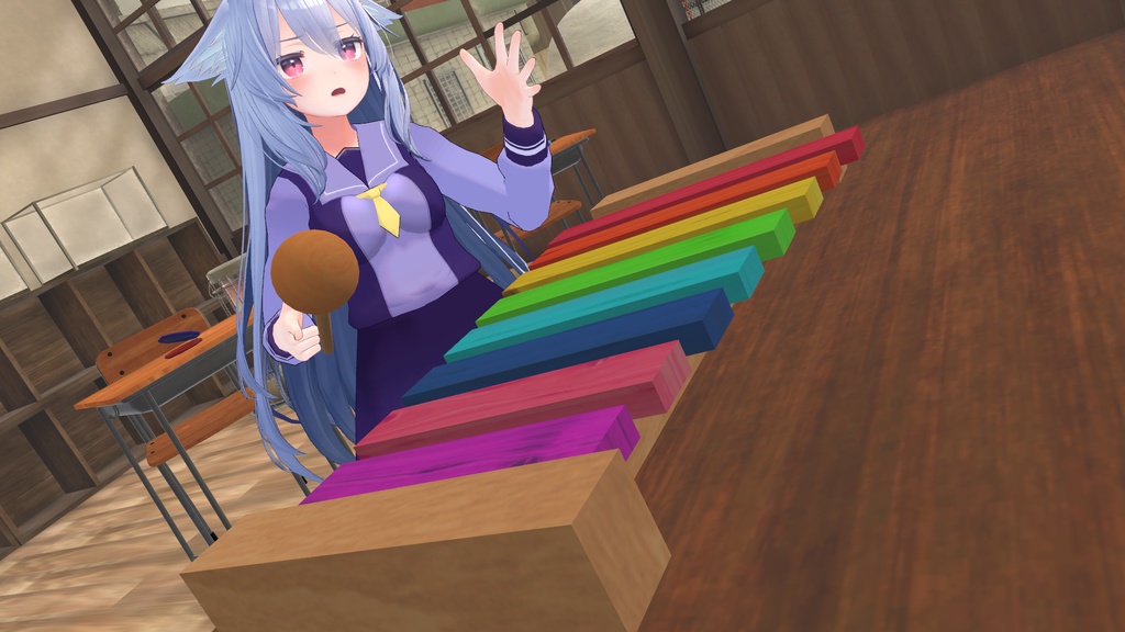 【桔梗ちゃん用】6色制服【VRC】