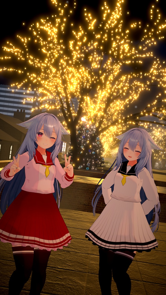 【桔梗ちゃん用】6色制服【VRC】