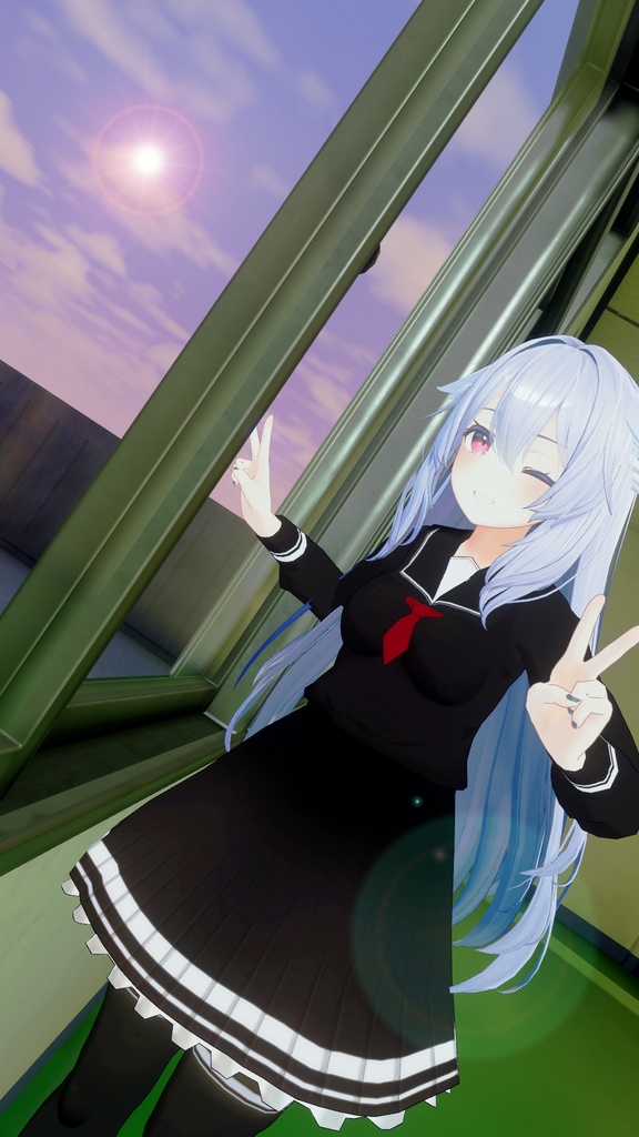 【桔梗ちゃん用】6色制服【VRC】