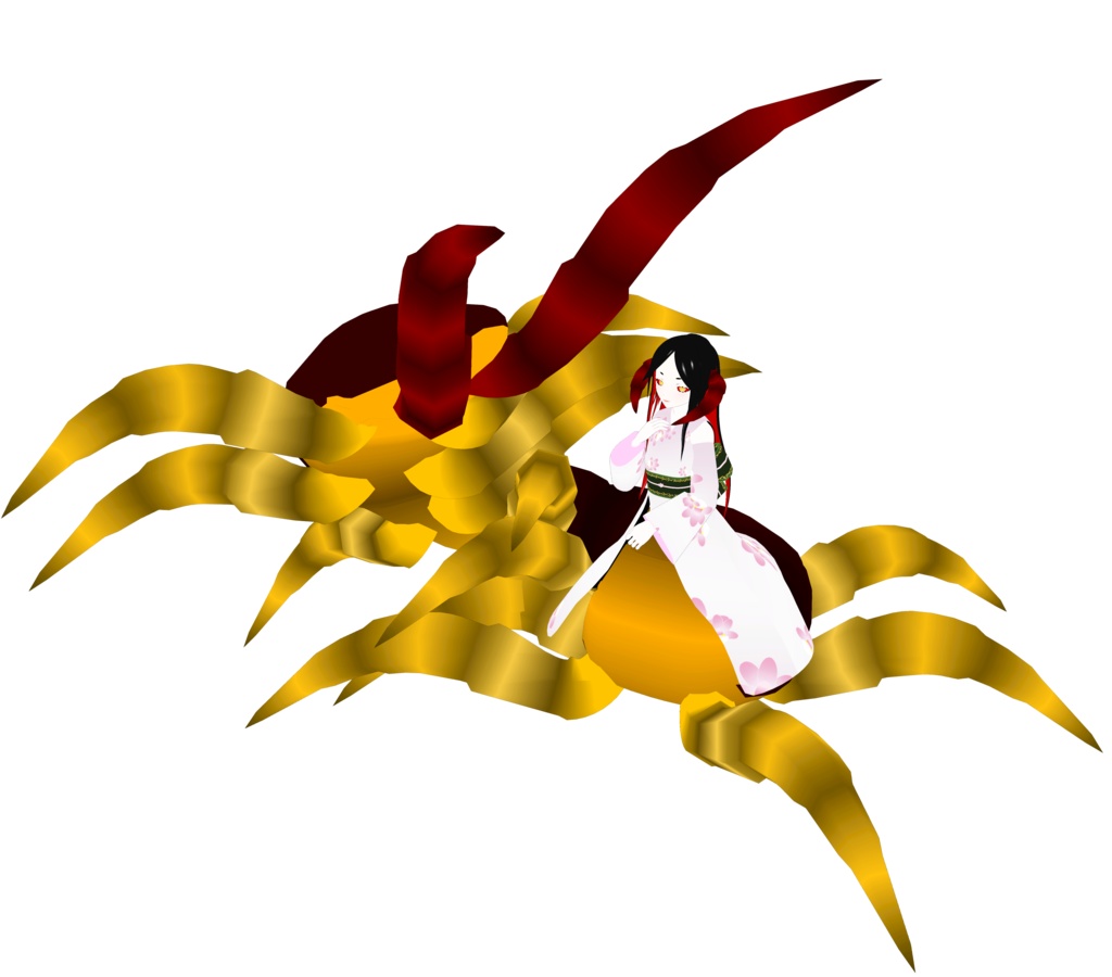 【3Dアバター】タリタルモモノオオ姫【VRM】