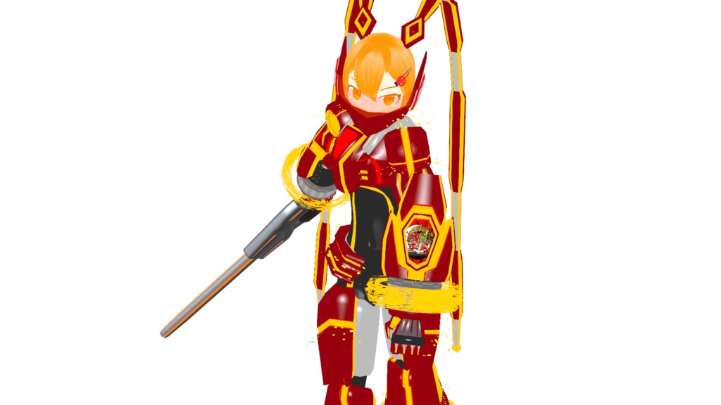 プラズマアークソード glb&fbxモデル【武器】