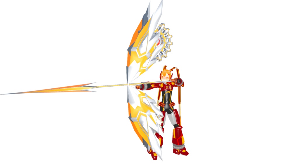 カタパルトボウ glb&fbxモデル【武器】