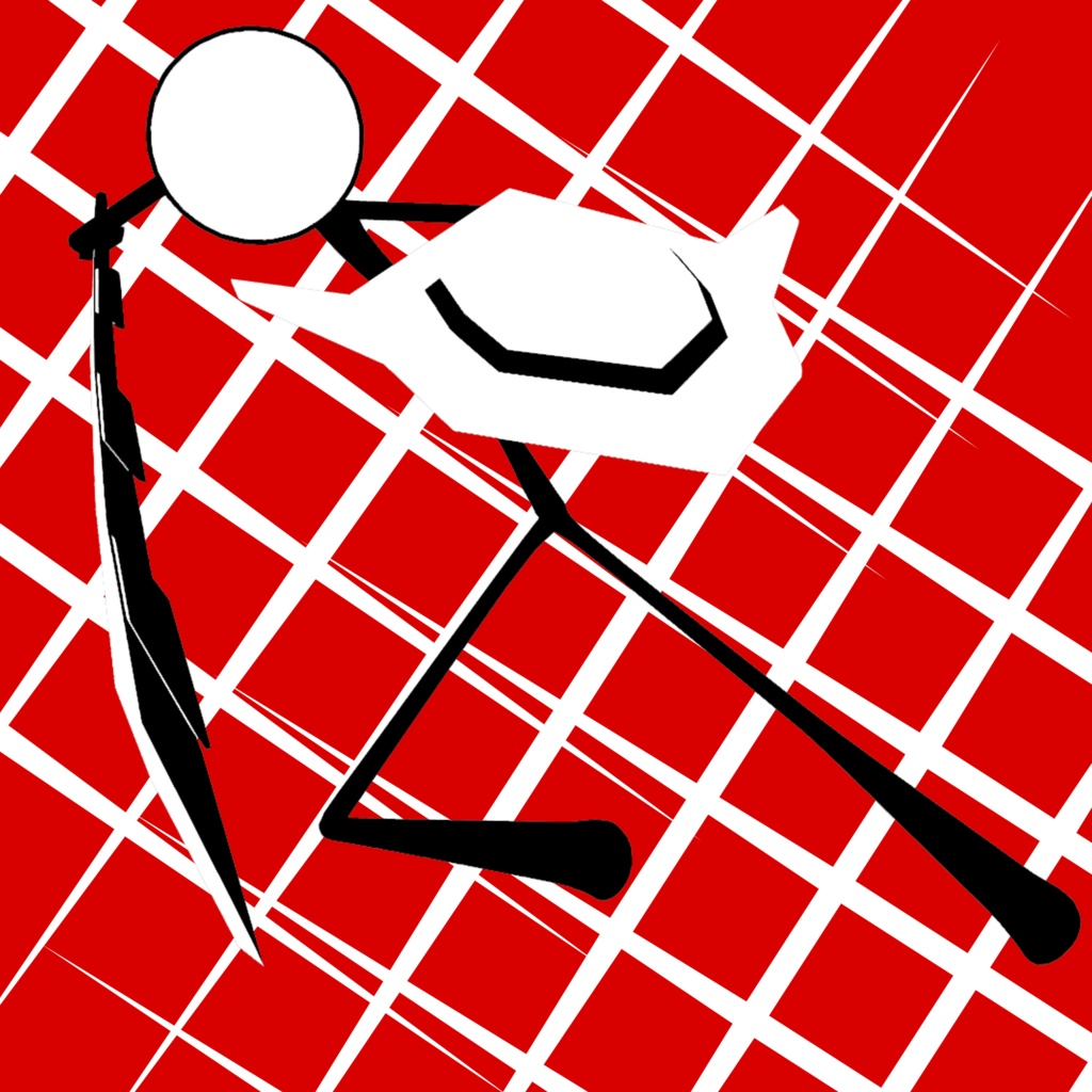 戦闘用棒人間3Dアバター Battle Stickers【VRM】