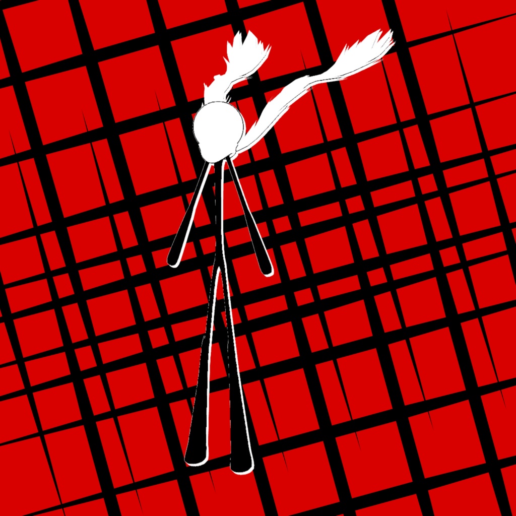 戦闘用棒人間3Dアバター Battle Stickers【VRM】