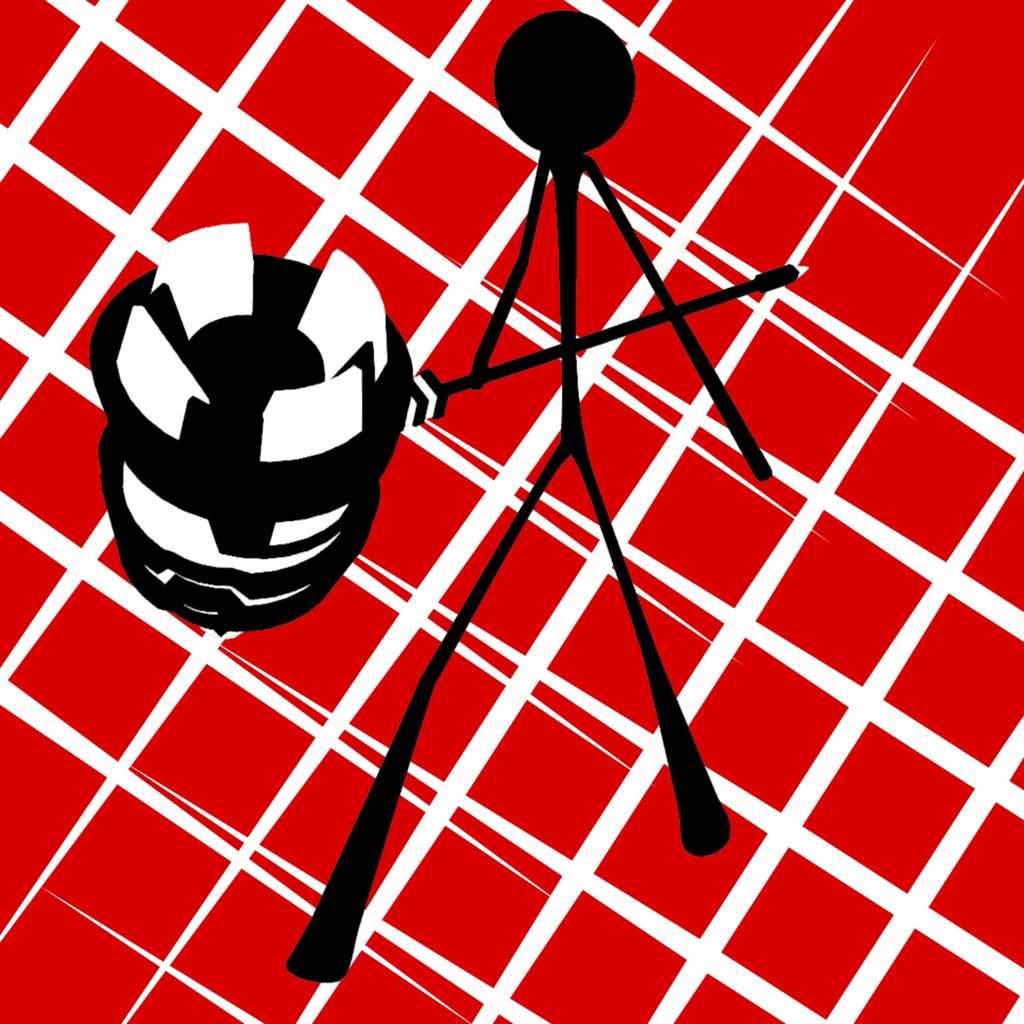 戦闘用棒人間3Dアバター Battle Stickers【VRM】