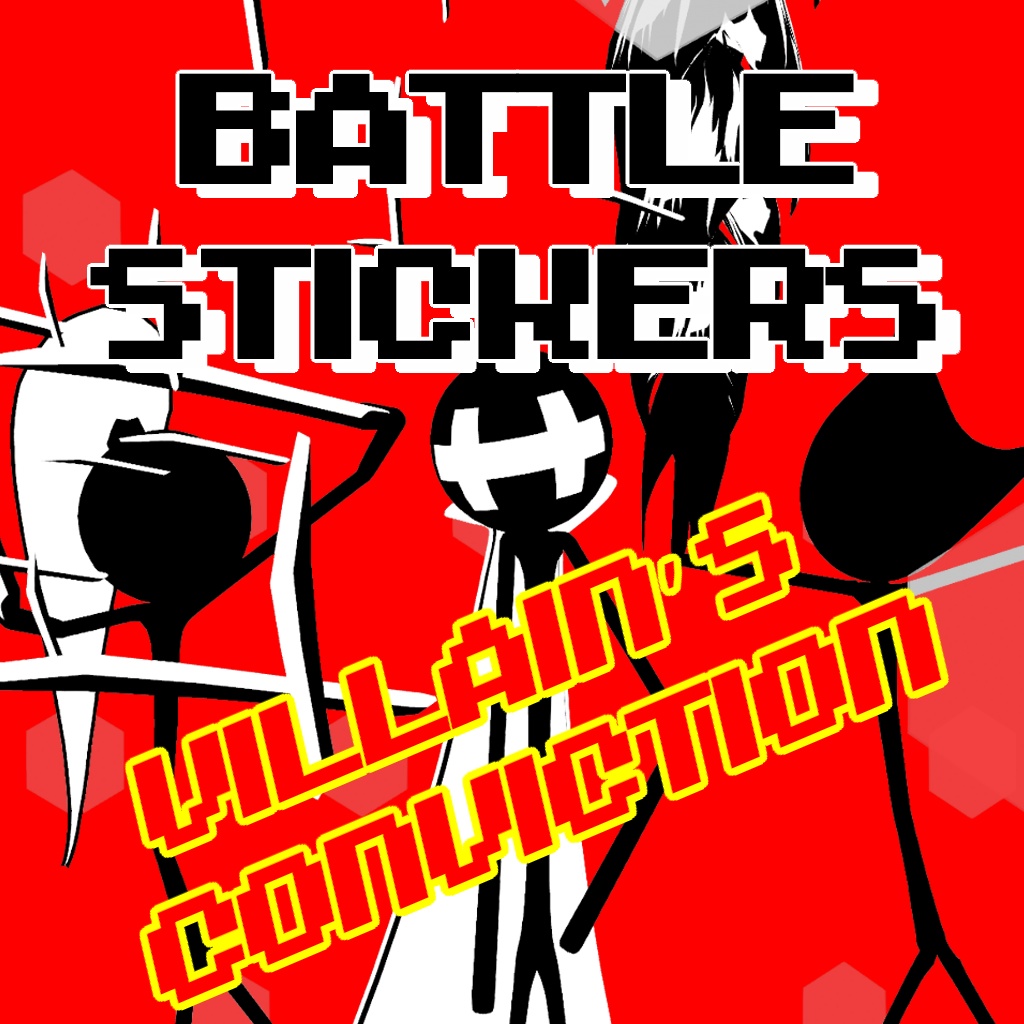 戦闘用棒人間3Dアバター Battle Stickers Villain's Conviction【VRM】