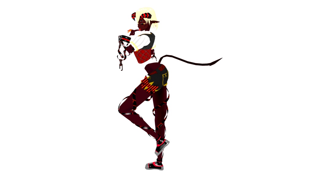 【3Dアバター】チョコレート・デーモン・アナベル【VRM】