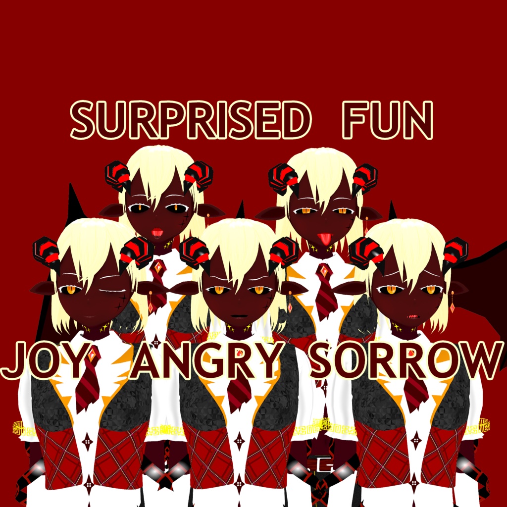 【3Dアバター】チョコレート・デーモン・アナベル【VRM】