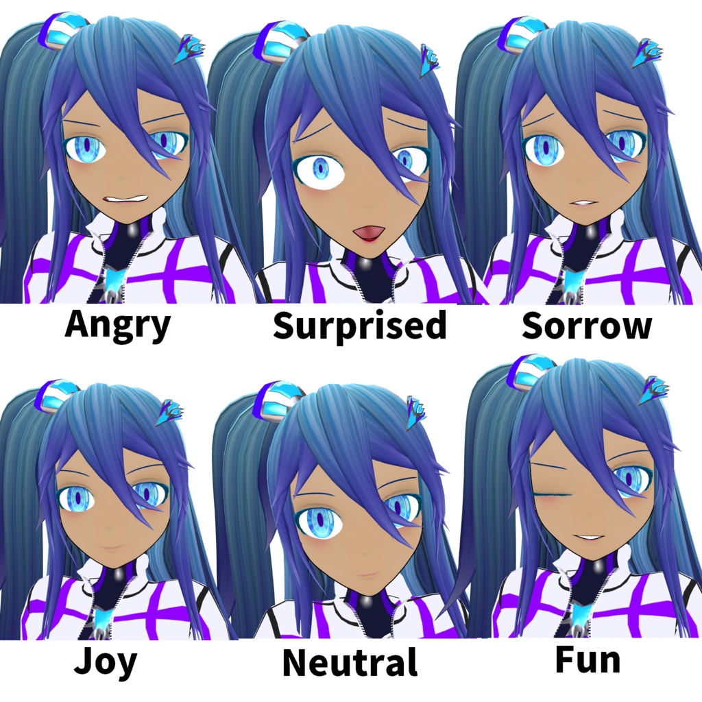 【3Dアバター】特殊警備隊マグナ・シルフィード【VRM】