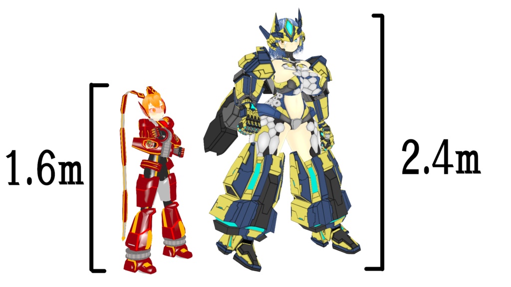 オリジナル3Dアバター『鋼鉄神機リギル・マグノリア』【VRM】