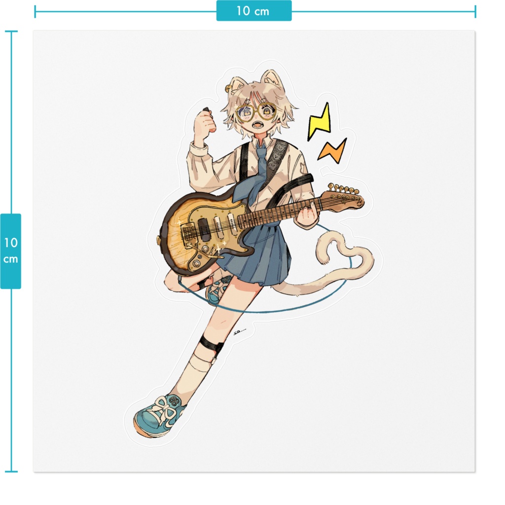 リコちゃんステッカー