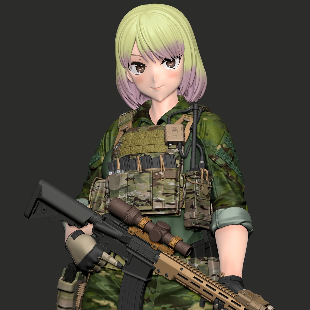 サキ　STLデータ