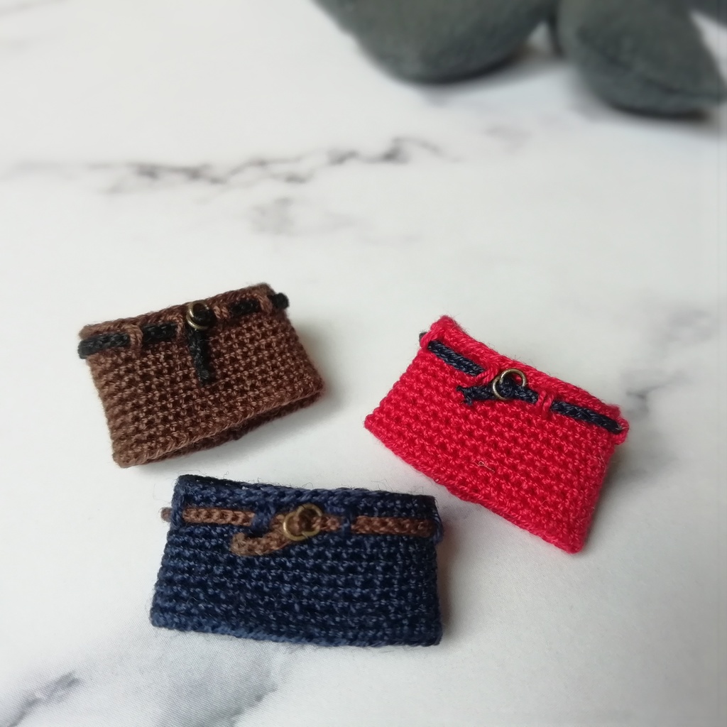ミニチュアニット🧶ベルト付きミニスカート