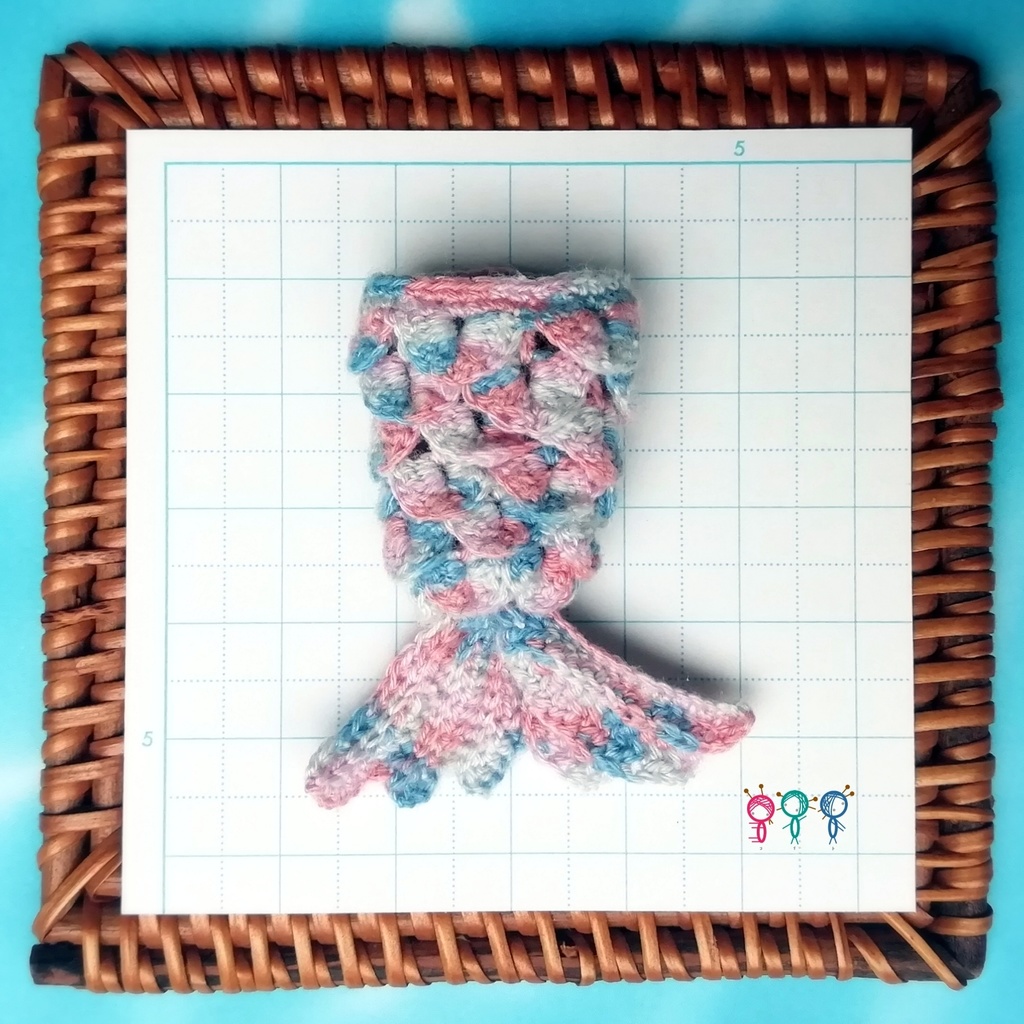 ミニチュアニット🧶人魚の尾鰭🧜