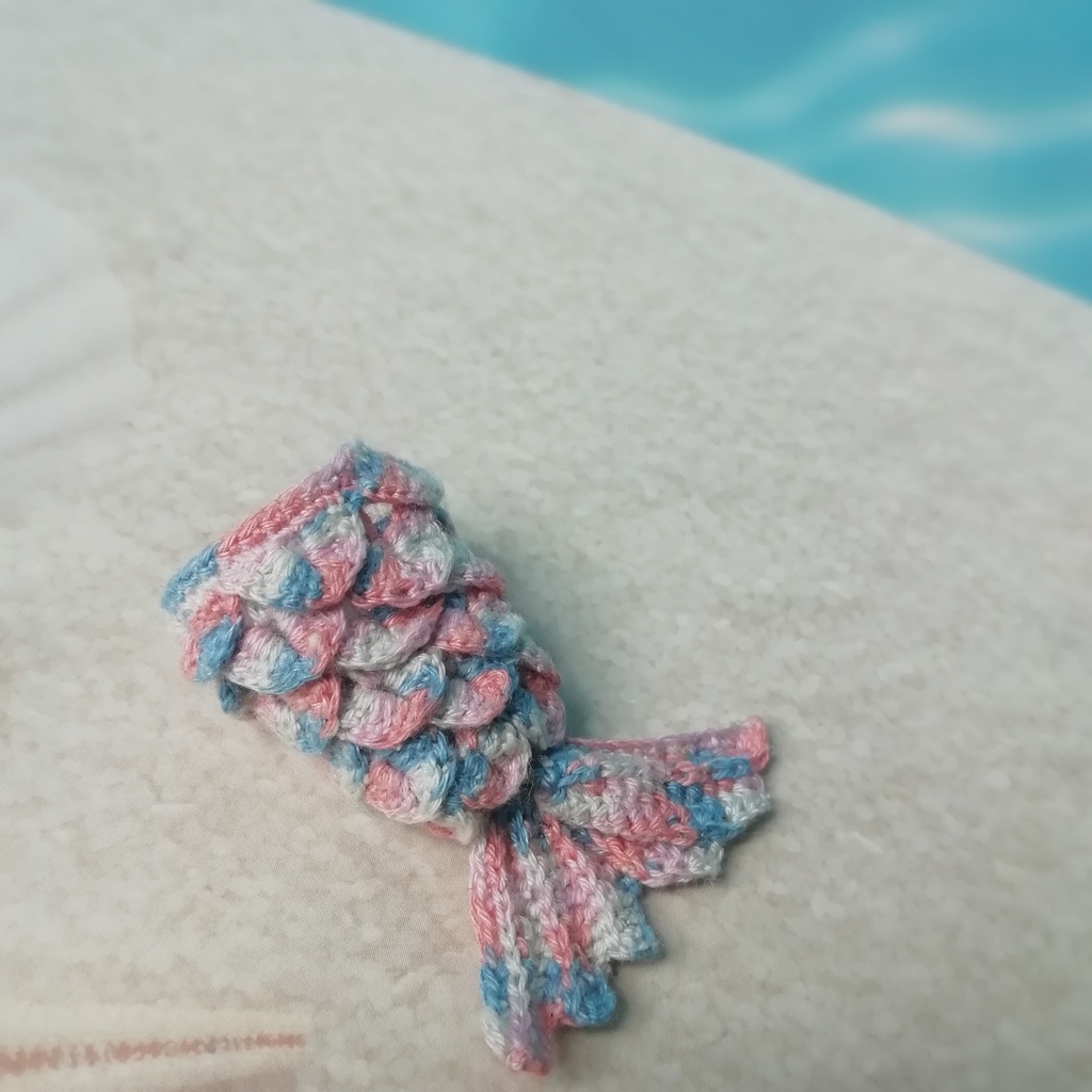 ミニチュアニット🧶人魚の尾鰭🧜