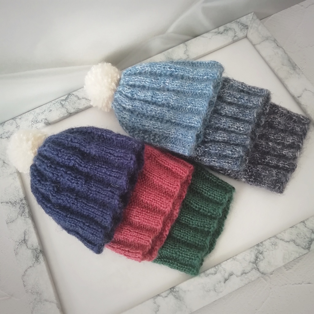 ミニチュアニット🧶シンプルニット帽
