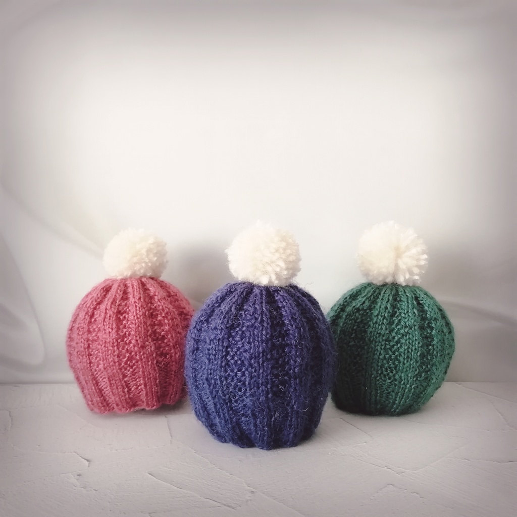 ミニチュアニット🧶シンプルニット帽