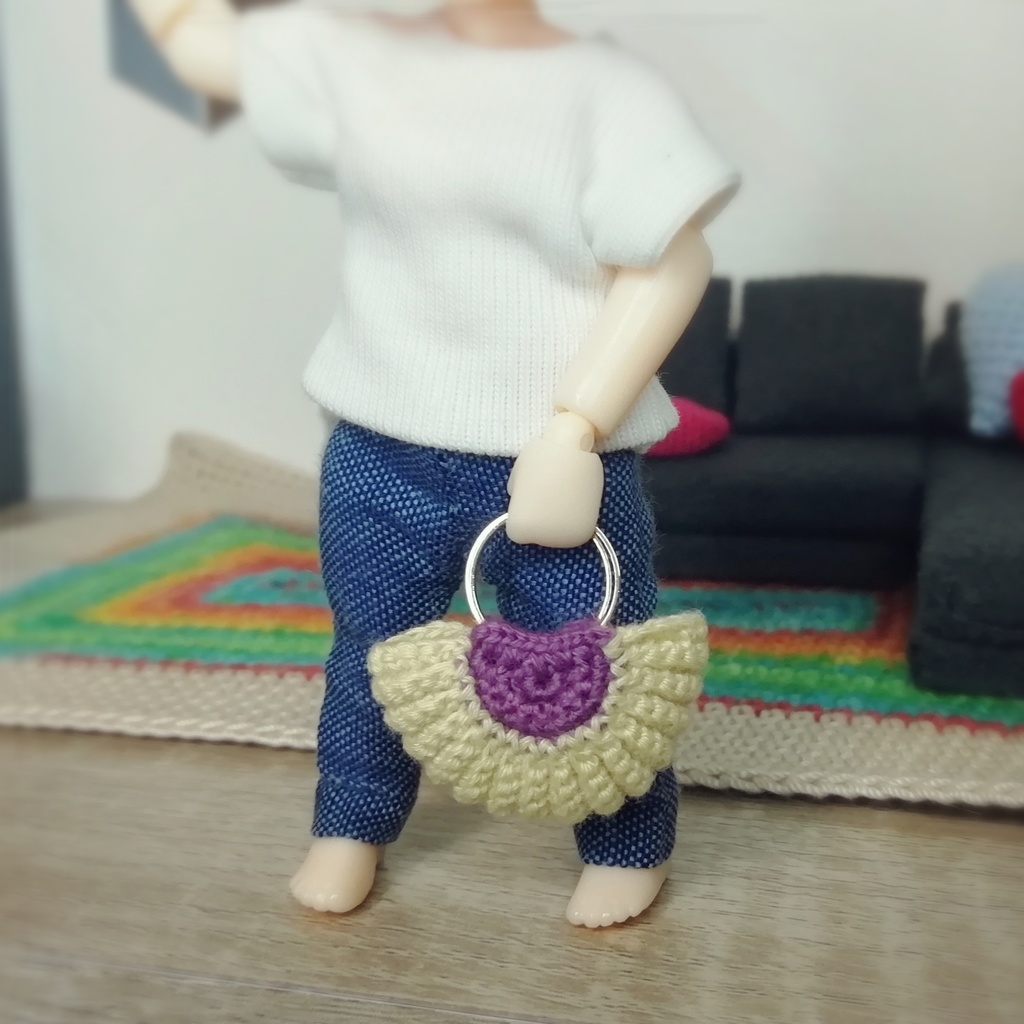 バイカラーリング👜バッグ