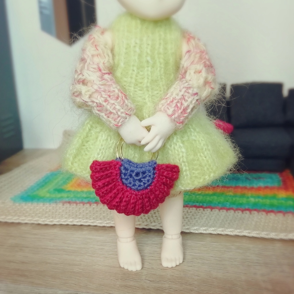 バイカラーリング👜バッグ