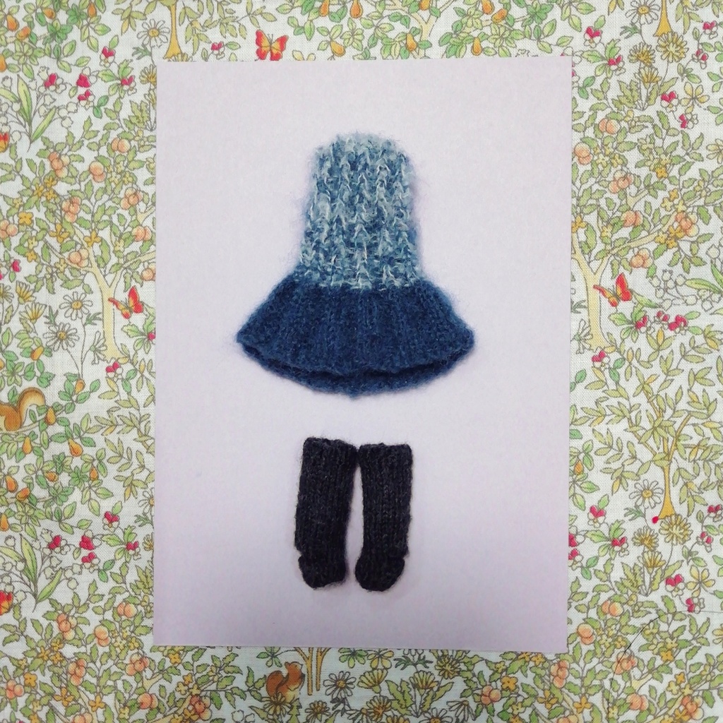 👗🧦ミニワンピ&トレンカセット