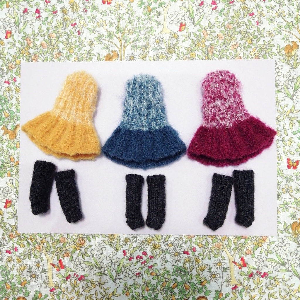 👗🧦ミニワンピ&トレンカセット