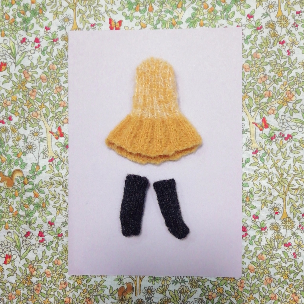 👗🧦ミニワンピ&トレンカセット