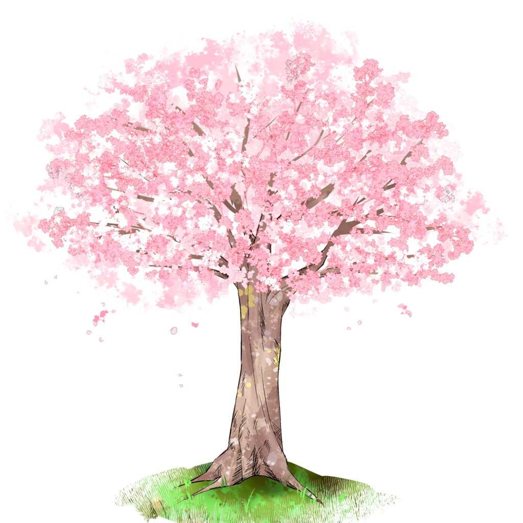 【素材】桜の樹