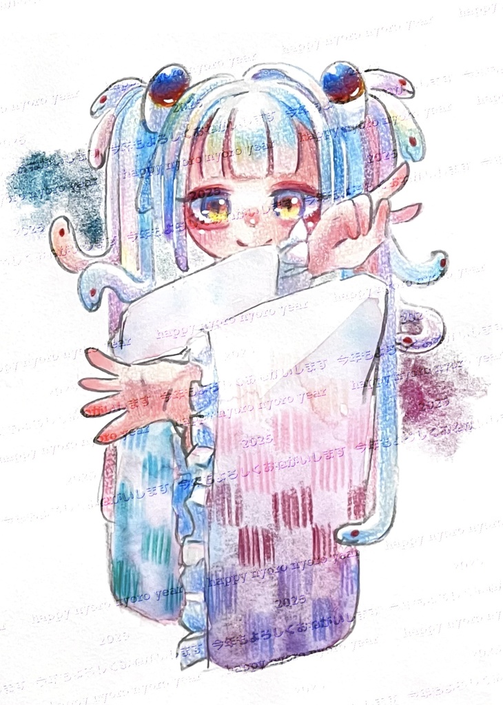 【原画】はっぴー🐍にょろにょろ🐍いやー