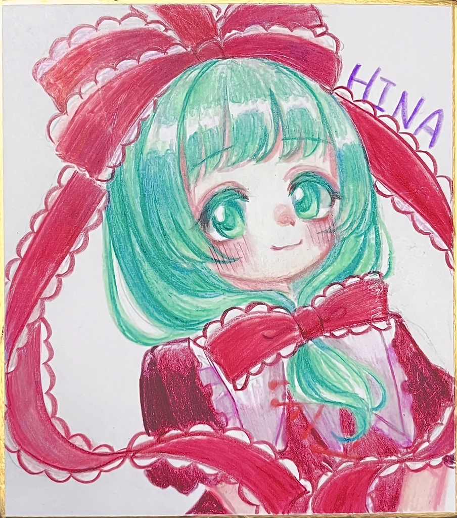東方キャラ色紙