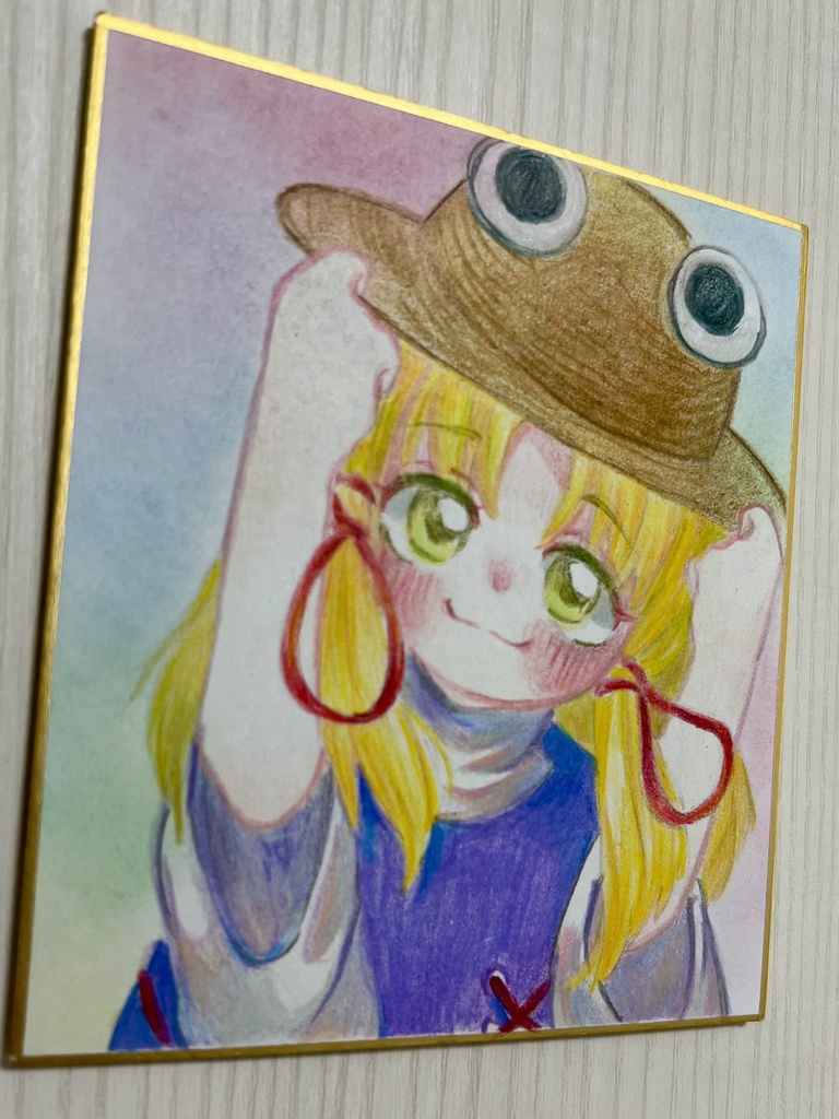 東方キャラ色紙