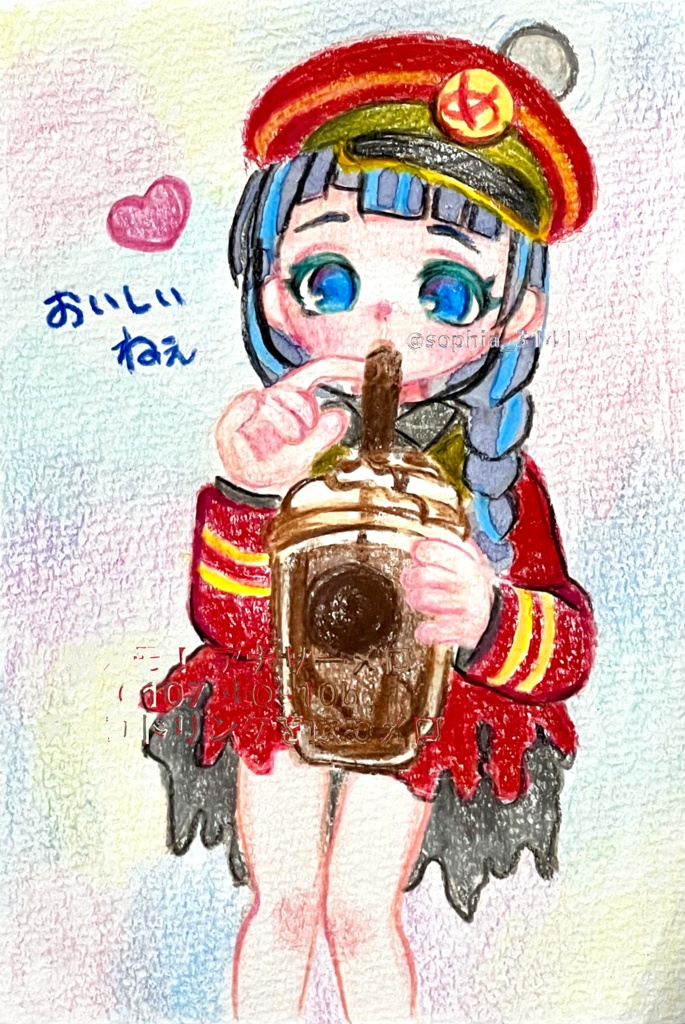 駅メモ 色紙&原画