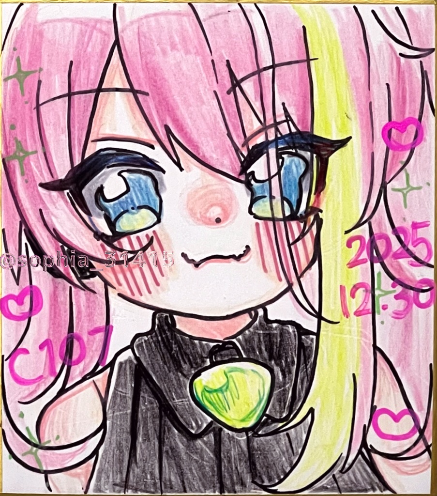 駅メモ 色紙&原画