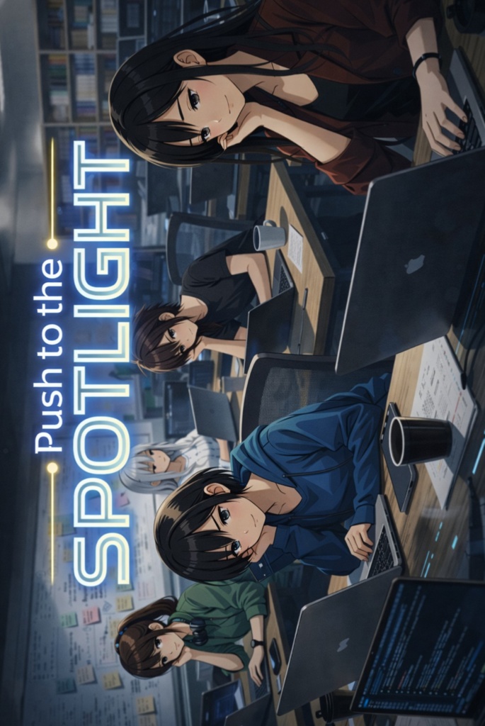 【AI小説】Push to the Spotlight(上・中・下)3巻セット