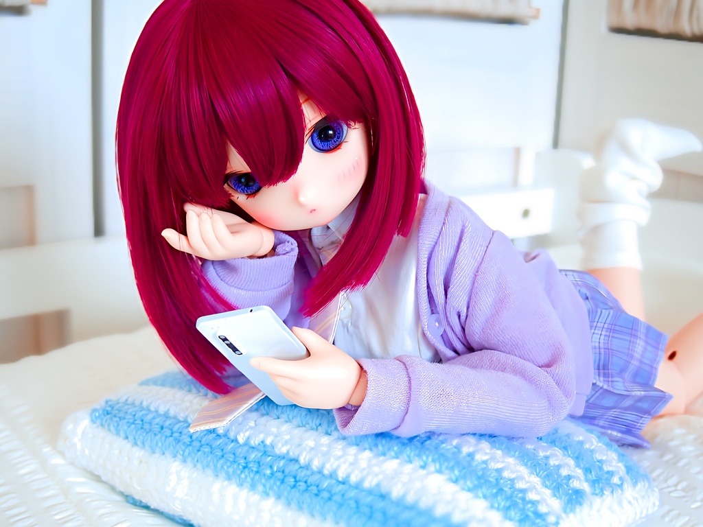 【フリーサイズ】かぎ針編みのおねんね枕