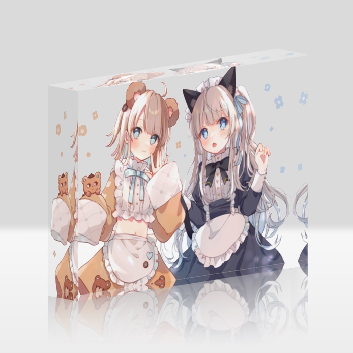 メイドさんアクリルブロック