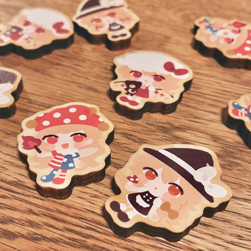 あきいろ木製マグネット