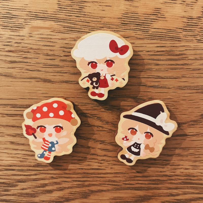 あきいろ木製マグネット