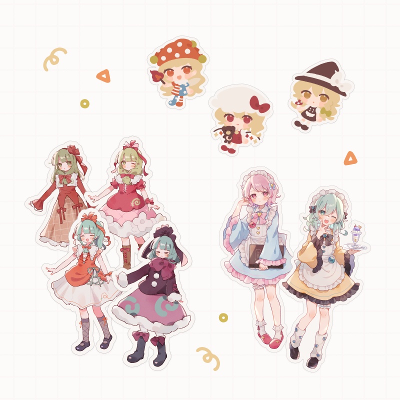 クリアステッカー