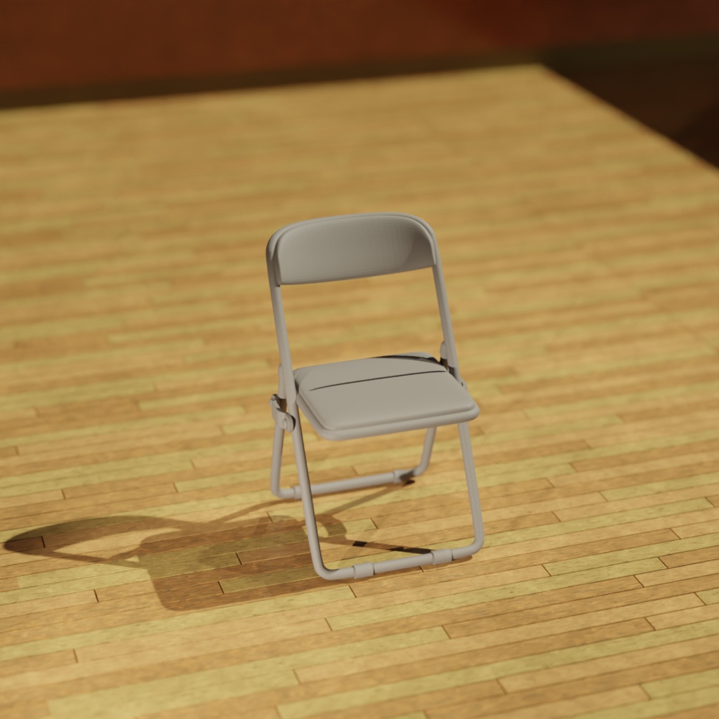 パイプ椅子(カードスタンド)