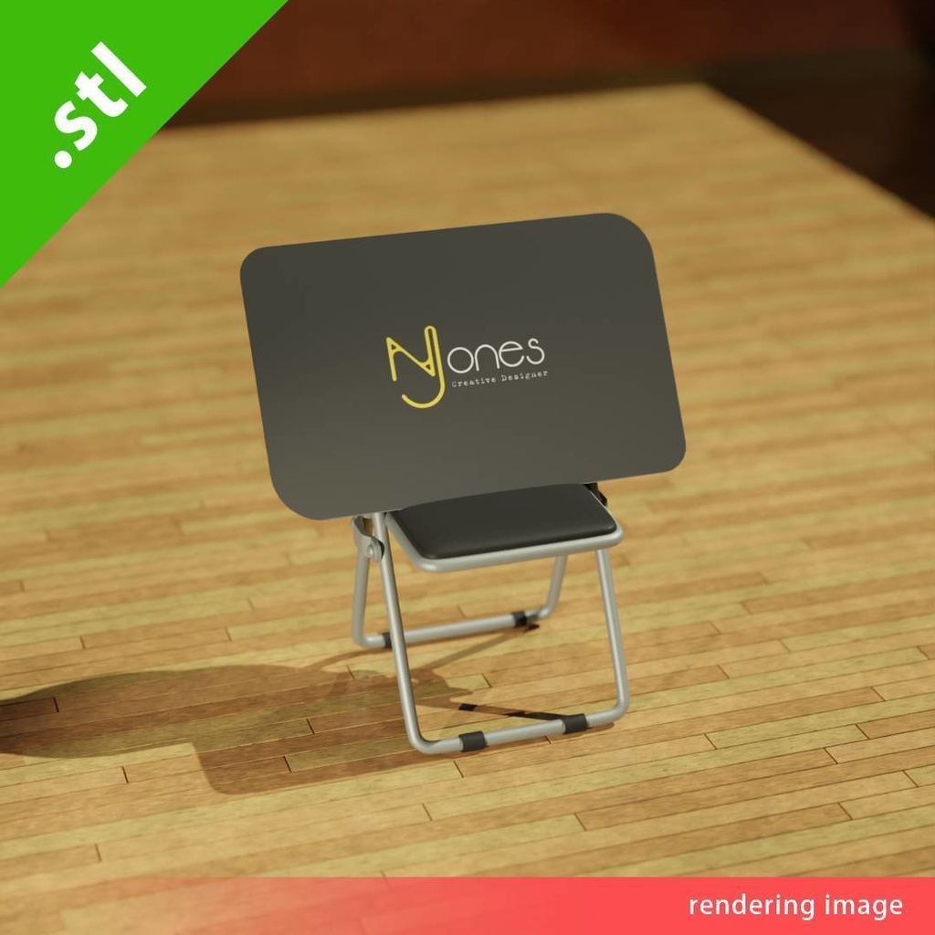 パイプ椅子(カードスタンド)