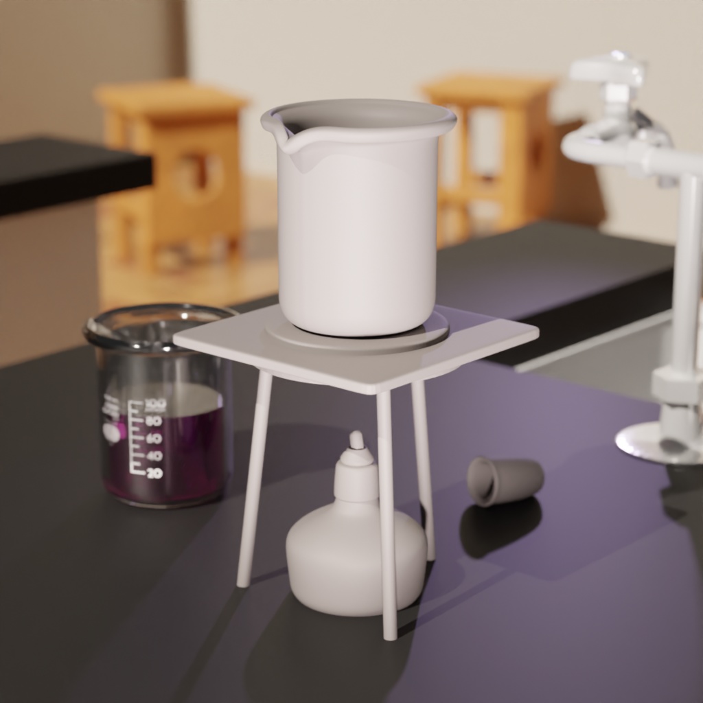 理科室にあるアルコールランプ