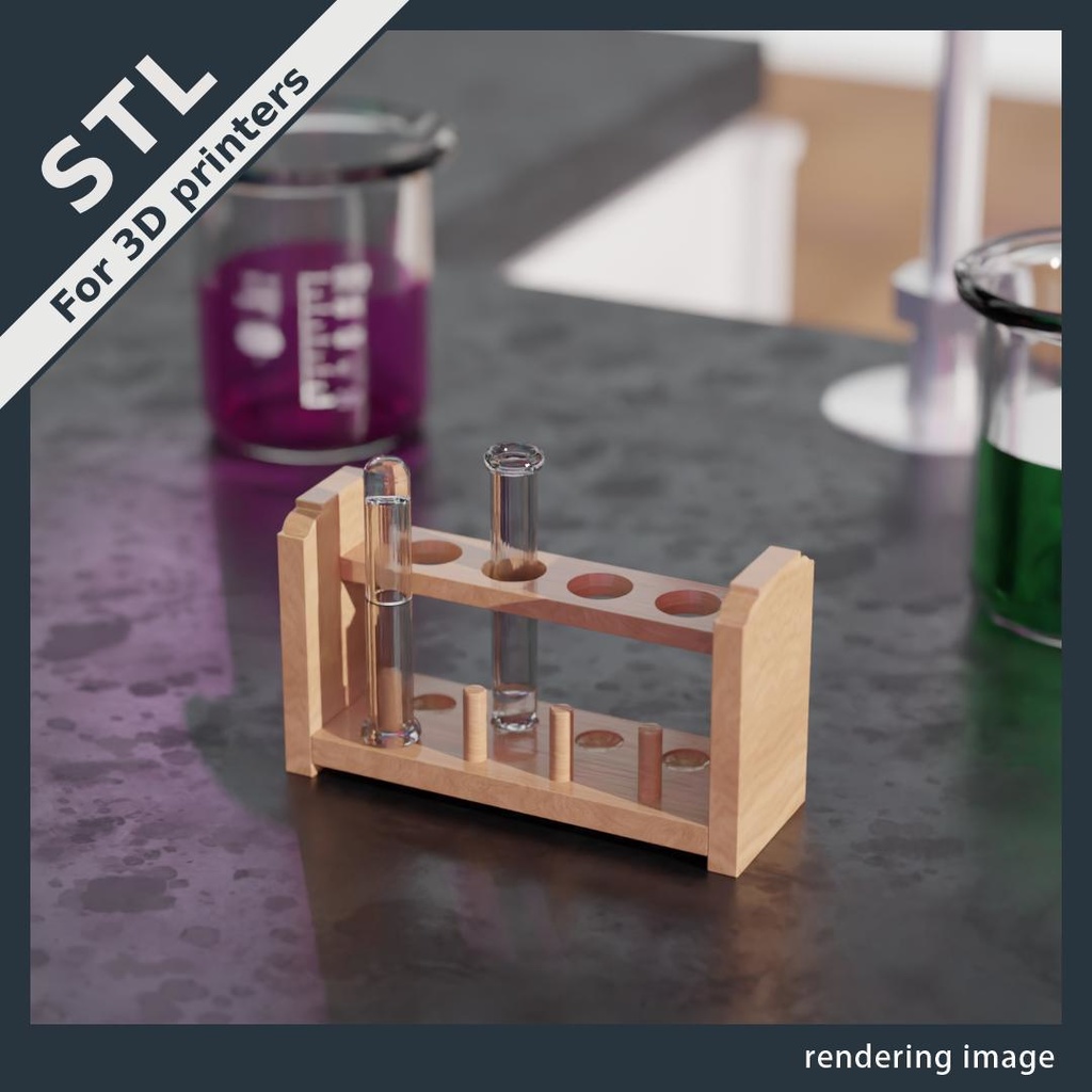 実験爆発コントセット（試験管とスタンド）