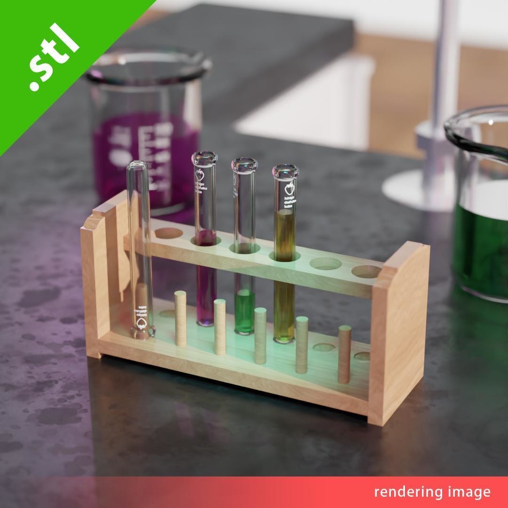 実験爆発コントセット（試験管とスタンド）