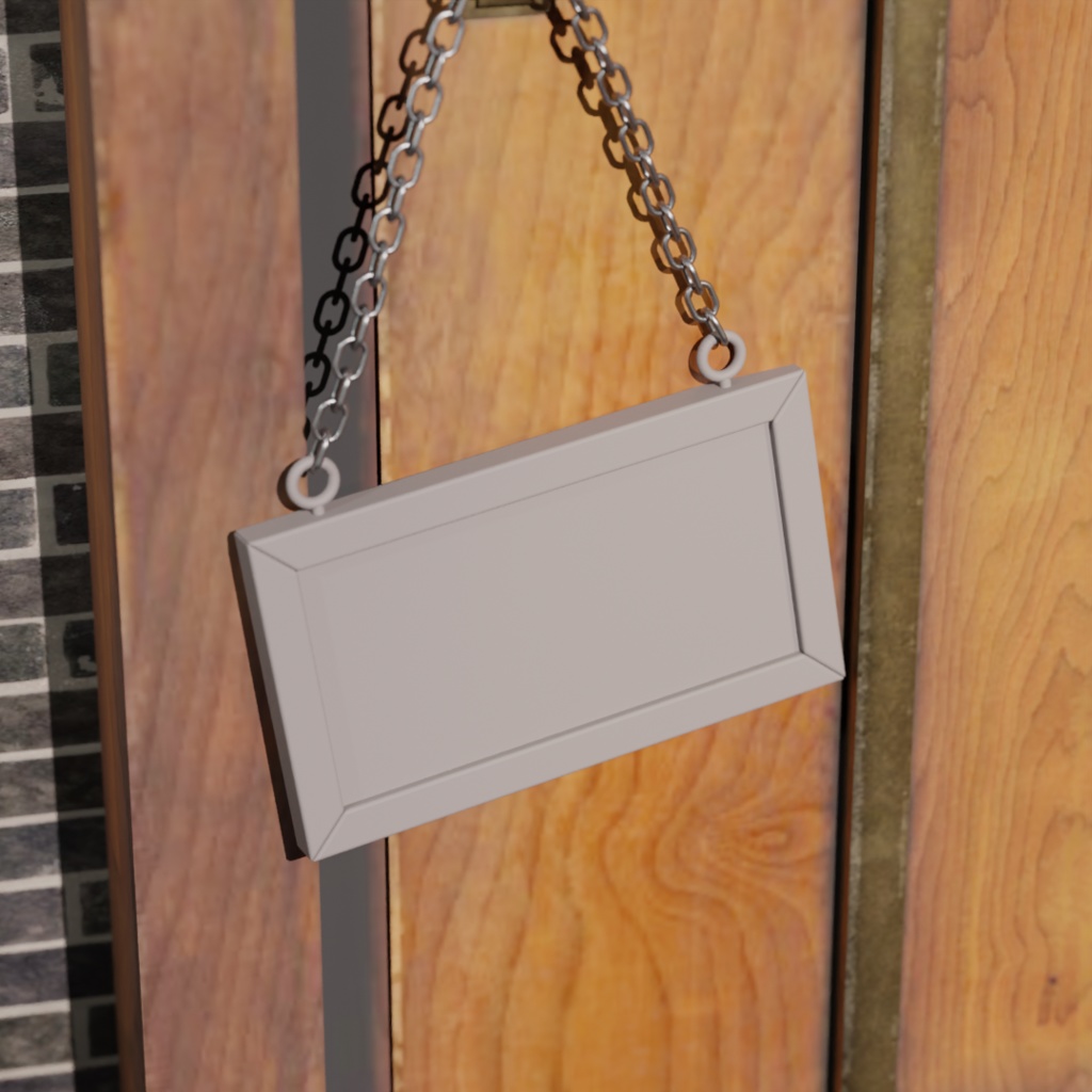 本日お休み看板