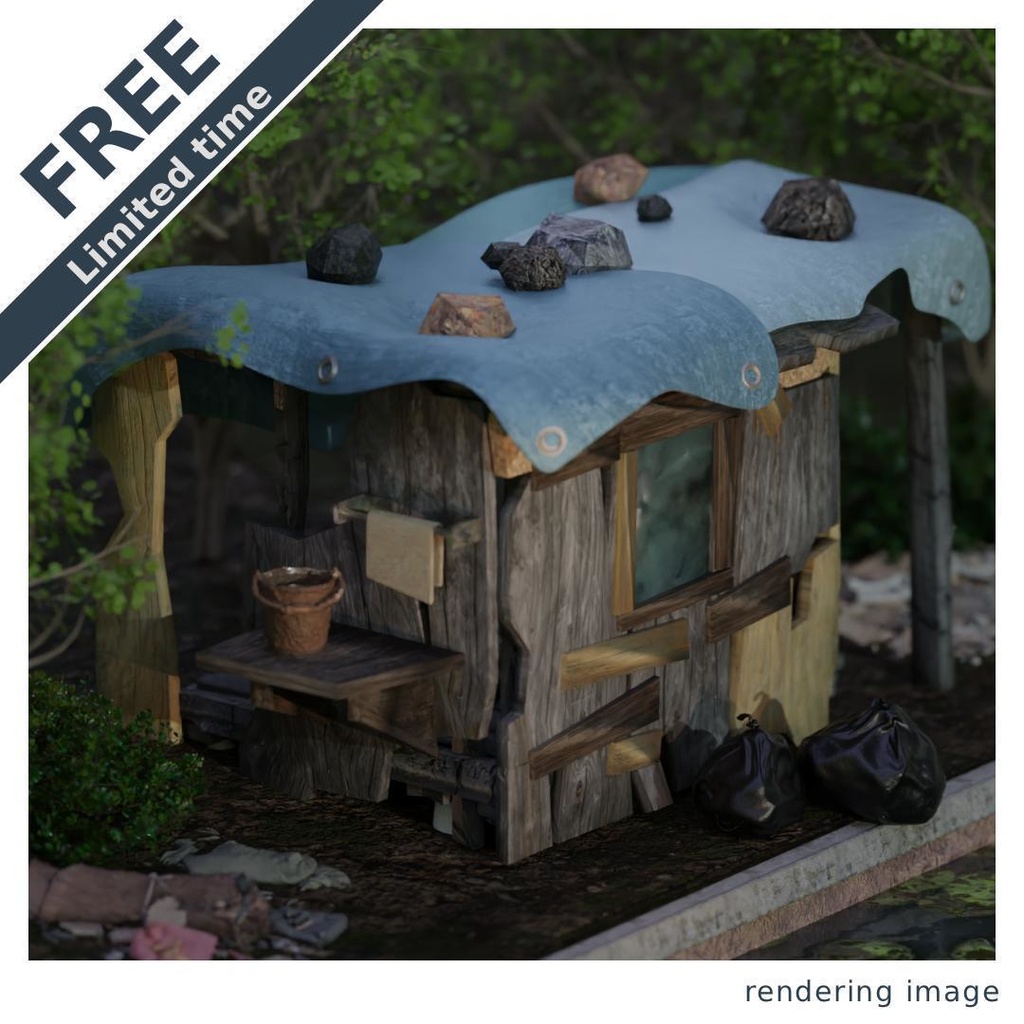 【￥0】わしの考えた最強の秘密基地  (未分割モデル)