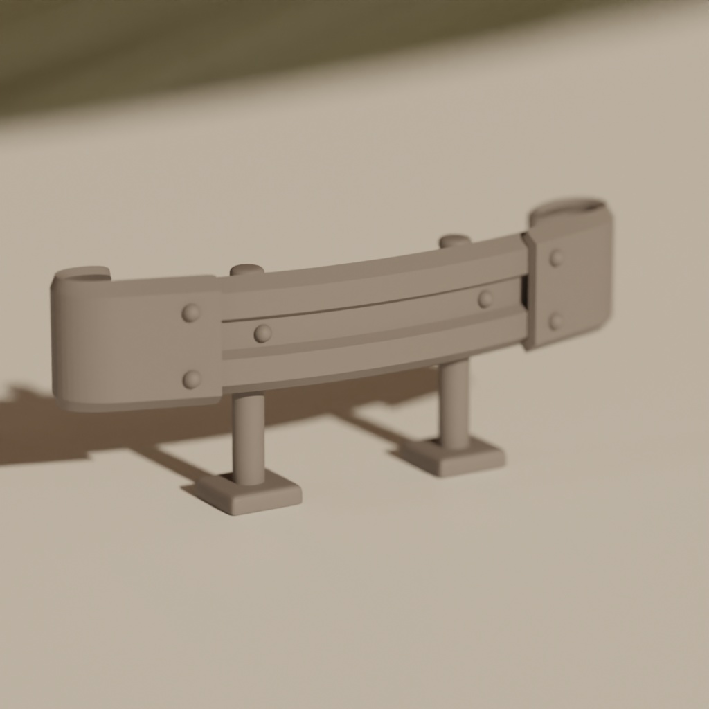 ガードレール2種(ストレート/カーブ)